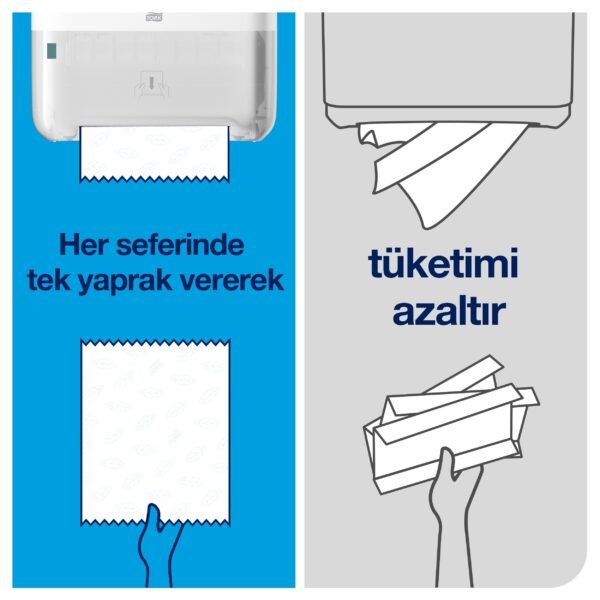 551000 Tork Matic® Hareketli Havlu Dispenseri Beyaz - Görsel 6