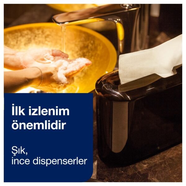 552208 Tork Xpress® Z Katlı Havlu Dispenseri Masaüstü Siyah - Görsel 2